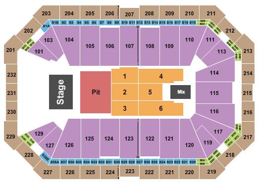 Dickies Arena Mumford & Sons Seating Chart